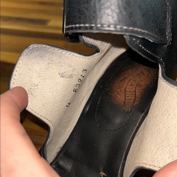 Freebird Black Heeled Boots with Buckles - Picture 6 of 8